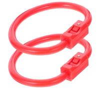 DECHOUS 2 pièces Anneau de Nez pour Bovins Plastique Pince à Ressort Pratique Accessoire Ferme pour Contrôle et Gestion Facile des Vaches