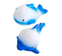 DECHOUS 2 Pièces Aquarium d'animaux Marins Baleine Miniature Figurines De Baleines Miniatures Décoration De Nage De Poisson Figurines d'animaux Miniatures Petits Animaux Résine Sky-Blue