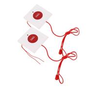 DECHOUS 2 Pièces Bouton Sos Mural avec Corde pour Personnes Âgées Système Appel Urgence Installation Facile Alarme Immédiate pour Assistance Rapide Lot