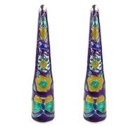 DECHOUS 2 Pièces Bouts D'ongles de Style Palais Chinois Accessoires Détachables pour Défilé de Masque, Cosplay, Photoshoots Thématiques