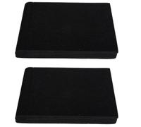 DECHOUS 2 pièces Coussinets Isolation Mousse Anti-vibration pour Haut-parleur Support Stable Absorption Choc Protection Équipement Audio Insonorisation