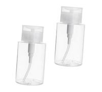 DECHOUS 2 pièces Flacons Vides Réutilisables pour Lotion Distributeurs Liquides de Voyage Légers et Compacts Bouteilles Cosmétiques Pratiques pour Soins Peau et Rangement de Produits de