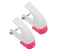 DECHOUS 2 Pièces Frein de Patin à roulettes Remplacement Facile Frein Stable en Caoutchouc et Acier Inoxydable pour Garçon et Filles pour Diverses Pratiques de Patinage