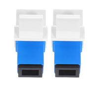 DECHOUS 2 Pièces Module de Connecteur à Fibre Optique PC pour Prise Murale | Adaptateur de Connecteur à Fibre Optique, Installation Simple, Réduit la Perte de Données, pour Techniciens Av
