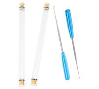 DECHOUS 2 Pièces Outil de Dégorgement de Pêche en Acier Inoxydable Bleu | Décrochage D’hameçon Pratique, Usage en Pêche Extérieure, Réduit la Fatigue, Maniement Facile