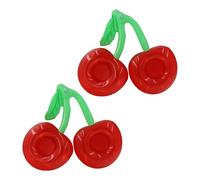 DECHOUS 2 pièces Porte-gobelet Gonflable Double Forme de Cerise PVC Support Flottant pour Boissons Décoration Piscine et Plage pour Fêtes