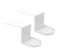 DECHOUS 2 pièces Porte-gobelet Lessive Lot Bac Anti-goutte Résistant pour Organiser les Doses de Lessive et Assouplissant Blanc