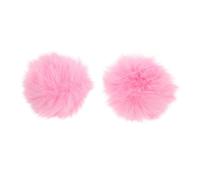 DECHOUS 2 pièces Protection Micro Peluche Douce Housse Anti-vent Laine Artificielle Facile à Installer et Absorber Bruit Adaptée pour Microphones Standards