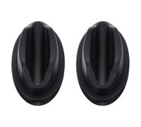 DECHOUS 2 Pièces Stabilisateur de Roue de Vélo, Blocs de Rehausse de Roue pour Vélo, Plastique Noir, Support, Antidérapant, pour Entraîneur Intérieur