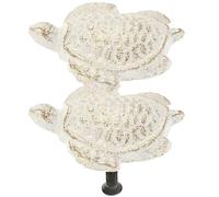 DECHOUS 2 Pièces Tortue De Mer Boutons Poignée De Porte Nautique Tiroir Boutons Animal De Mer En Fonte Tirer Poignée Meubles Tiroir Bouton Pour Armoire Armoire Placard