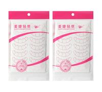 DECHOUS 20 feuilles Point Eyelash Extension Pads Stickers Isolation Patches For Lash Positioning And Training Easy To Apply And Remove