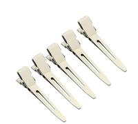 DECHOUS 20 pièces Accessoires Cheveux Acier Inoxydable Clips à Prong Simple pour Projets Art Métiers Pinces à Cheveux Pratiques pour Boucles et Organisation de Documents