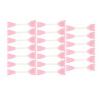 DECHOUS 20pièces Brosse Double Embout Ours pour Masque Visage Lot de Brosses Silicone pour Nettoyage Visage Outil de Soin pour Peau Sensible Applicateur de Masque Facial