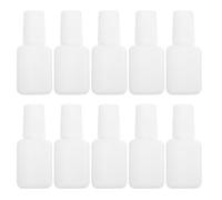 DECHOUS 22 Pots Réutilisables en Plastique pour Vernis à Ongles 10ml, Flacons Étanches avec Brosse Intégrée, Conçus pour Échantillons et Soins Ongulaires en Déplacement