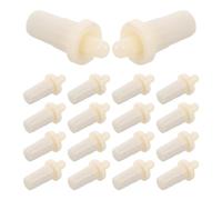 DECHOUS 24 Pièces Goupilles de Réparation Universelles pour Stores de Fenêtre en Plastique Beige, Axe Réglable pour Volets à Persiennes, Accessoire Pratique pour Bricolage à Domicile