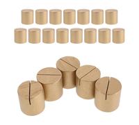 DECHOUS 24 Pièces Porte-Noms de Table Support Stable Doré Support Stable | Fentes, Base Stable, Changement Facile, Réduit L’encombrement, pour Restaurants et Cafés Nordiques
