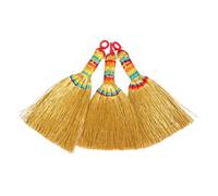 DECHOUS 3 Pièces Pendentifs Balai Rétro Sorgho Lot de Décorations DIY pour Accessoires de Chevet
