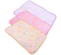 DECHOUS 3 pièces Plaid pour Petite Cage Rongeur Couverture Chaude et Douce Corail pour Cochon Hamsters Tapis de Couchage Lavable pour Litière Cocon