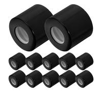 DECHOUS 30 Pièces Bouchon de Flacon D'huile Essentielle Bouchons de Rechange pour Flacons Diffuseurs 22 Filetages Plastique Noir pour Diffuseurs D'huiles Essentielles Bureau et Espace