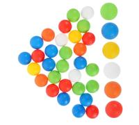 DECHOUS 36 pièces Balles de Golf Creuses Plastique pour Entraînement Swing Intérieur Accessoires Exercice Colorés et Couleur Aléatoire Couleur Aléatoire