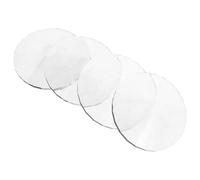 DECHOUS 4 Bases pour Verres à Pied en Cristal Transparent Support Rond de Remplacement pour Base de Verre à Vin Kit 4 Pièces Compatible Universellement pour Fêtes et Dîners Raffinés