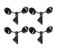 DECHOUS 4 Coupelles D’anémomètre à Trois Tasses Résistantes aux UV pour Capteur de Vent, Boîtier Rigide, Légères et Compatibles Surveillance Météorologique Extérieure et Applications