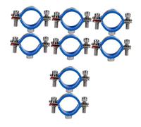DECHOUS 4 Ensembles Protecteur De Chaise De Bureau Inoxydable Chaise Robuste Bande Sangler Soutien Protecteurs Plaque Pouvoir Pipeline Serrer Piston Pivot Sol Plastique 2 Pièces * 4