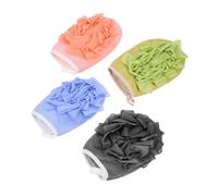 DECHOUS 4 pièces Accessoires Double-face pour Gommage Corporel Accessoires Salle de Bain Doux et Pratiques Nettoyage Profond pour Hommes et Femmes