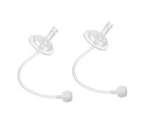 DECHOUS 4 Pièces Bec D'eau Ventouse Bébé Paille Meunier Suceur De Paille Pour Biberon Apprendre Gobelets Paille Accessoires D'allaitement Au Biberon Gel De Silice Transparent