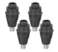 DECHOUS 4 Pièces de Rechange pour Tondeuse à Poils de Nez Têtes Lavables à L’Eau Accessoires Indispensables pour Hommes Compatibles Coupe-Poils de Nez Portables Entretien Facile et