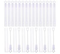 DECHOUS 48 pièces Étoile Vide Tubes à Bulles de Savon Mariage Mini Flacons Transparente pour Jeu Bulles Parents