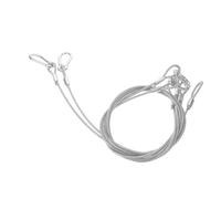 DECHOUS 4pièces Câble de Sécurité Acier Inoxydable pour Éclairage Scénique Corde Antivol Robuste pour Suspension de Projecteurs et Luminaire Charge Usage Théâtre et Concerts
