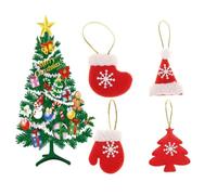DECHOUS 4pièces Décorations Suspendues De Noël Pendentifs pour Sapin De Noël Embellissements à Suspendre pour Décoration Maison Lot