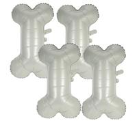 DECHOUS 4pièces Lot De Ballons Os Pour Décoration De Fête Ballons Aluminium Pour Anniversaire De Chien Grand Décoratif