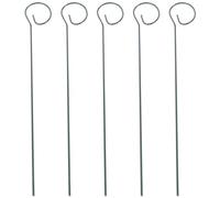 DECHOUS 5 pièces Support de Plante Fer Forgé Tuteur Pot de Fleurs Vert Cadre de Support pour Tiges Uniques Maintien Droit pour Plantes Intérieur et Jardin