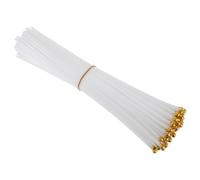 DECHOUS 50 Pièces en Plastique pour Mât, Installation Facile | Conçu pour Empêcher le Mouvement du Drapeau, Usage Pratique, Accessoire Léger, Adapté aux Mâts de Drapeau