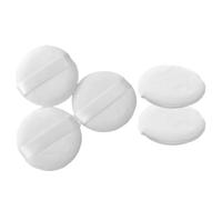DECHOUS 5pcs Petit Coussinet de Maquillage Rond en Matière Synthétique, Houppette Souple et Confortable pour Poudre, Forme Simple, pour Maquillage Quotidien