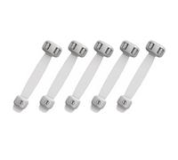 DECHOUS 5pcs Verrous de Sécurité pour Garçon et Filles en Abs pour Armoires et Tiroirs Conception à Double Pression, Rotation à 360 Degrés, Texture Ferme et Fiabilité Élevée, Protection