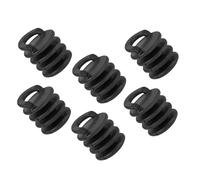 DECHOUS 6 Pièces Bouchons de vidange en Caoutchouc pour Kayak Lot de Bouchons étanches pour Kayak Sit on Top canoë et Bateau Installation Rapide et Portable