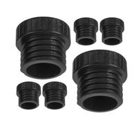 DECHOUS 6 Pièces Capuchon de Sécurité pour Douille Cache pour Douille Pe Noir Installation Facile et Standard pour Guirlandes Lumineuses