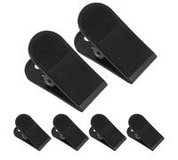 DECHOUS 6 Pièces Clip de Sécurité Accessoire de Rechange Pratique Noir en Plastique pour Tapis Roulant Fonction Arrêt d'urgence pour Tapis de Course à Domicile Salle de Sport