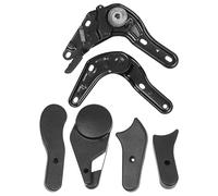 DECHOUS 6 Pièces Réglages Pratiques pour Chaises de Jeu Noir en Fer et Plastique Tourneurs Multi-Angles Faciles à Utiliser pour Sièges Gaming Adultes