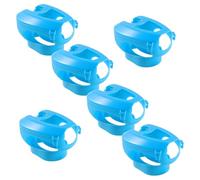 DECHOUS 6 pièces Support de Pigeon PP Fixateur Creux Pratique pour Injection et Médication Accessoire pour Soins des Pigeons