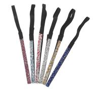 DECHOUS 6pcs Bandeaux à Strass pour Femmes et Filles, Élastiques et Légers, Construction Extensible, pour Aventures en Plein Air et Voyages