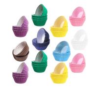 DECHOUS 800pièces Moules à Muffins Papier Couleurs Arc-ciel Caissettes à Cupcakes Renforcées et Support Accessoire Pâtisserie Jetable pour Anniversaire Fête et Halloween Plusieurs styles
