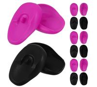 DECHOUS 8paire Cache-oreilles Silicone Imperméables Protections Oreilles pour Teinture Capillaire et Douche Lot de Réutilisables