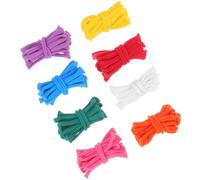 DECHOUS 96 Boucles de Recharge Élastiques Colorées pour Métier à Tisser - Cordons Élastiques Pastel pour Maniques Tissage DIY Taille Constante Kit 8 Couleurs 96 Pièces Loisirs