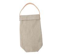 DECHOUS À Main en Papier Kraft pour Vin Pochette pour Bouteille Unique Coffret Artisanal Exquis pour Vin Rouge Gris