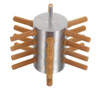 DECHOUS Accessoire de Perçage pour Plumeuse de Poulet 24 Doigts en Acier Inoxydable Semi-Automatique, Plumeuse à Volaille pour Poulets, Canards et Oies, Machine Compacte pour Élevage