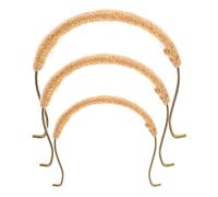 DECHOUS Accessoire pour Bouilloire 3 Pièces en Bois de Hêtre, Poignée de Théière Rétro Facile à Installer et Utiliser, pour Usage Personnel ou Professionnel